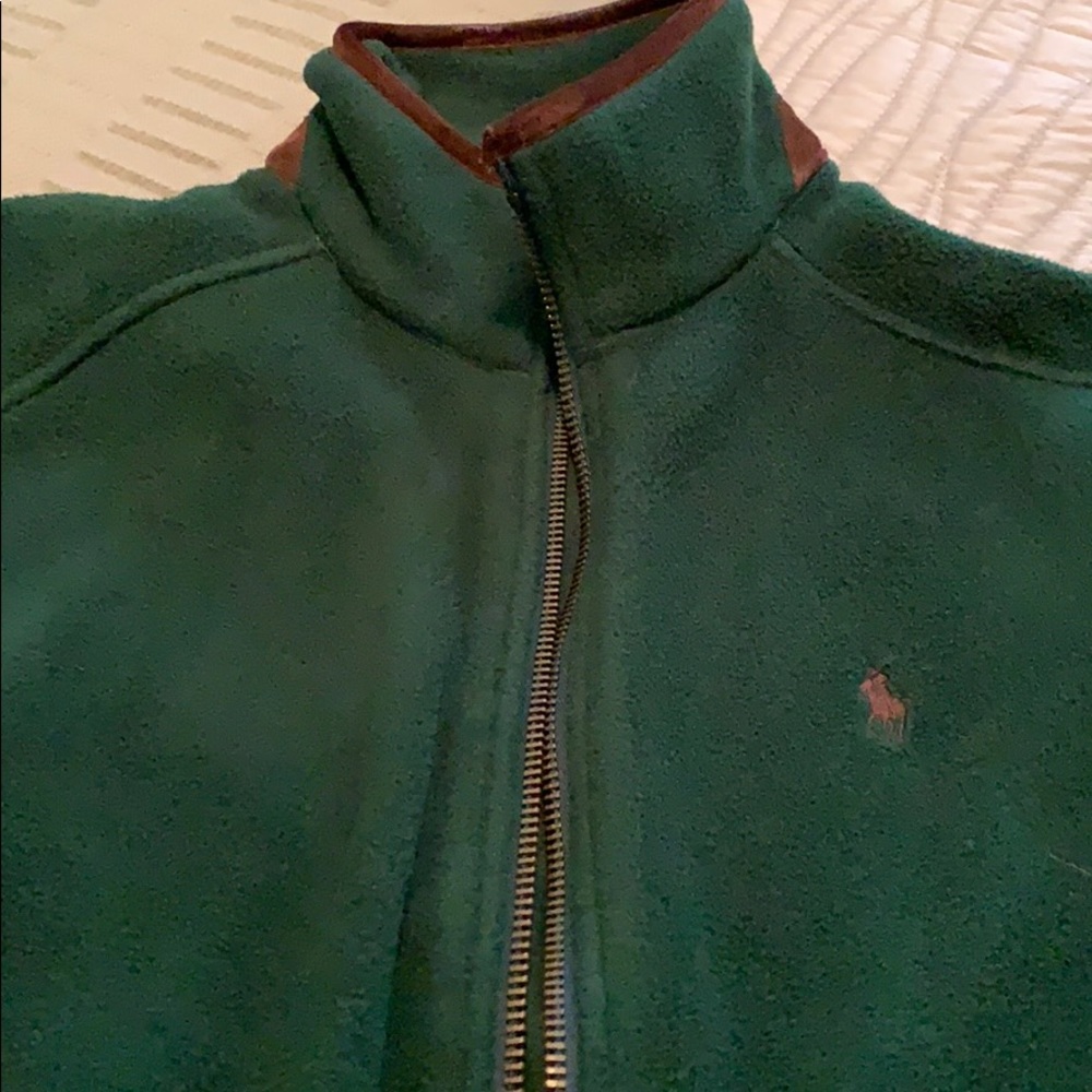 Polo Jacket size M hunter green EUC